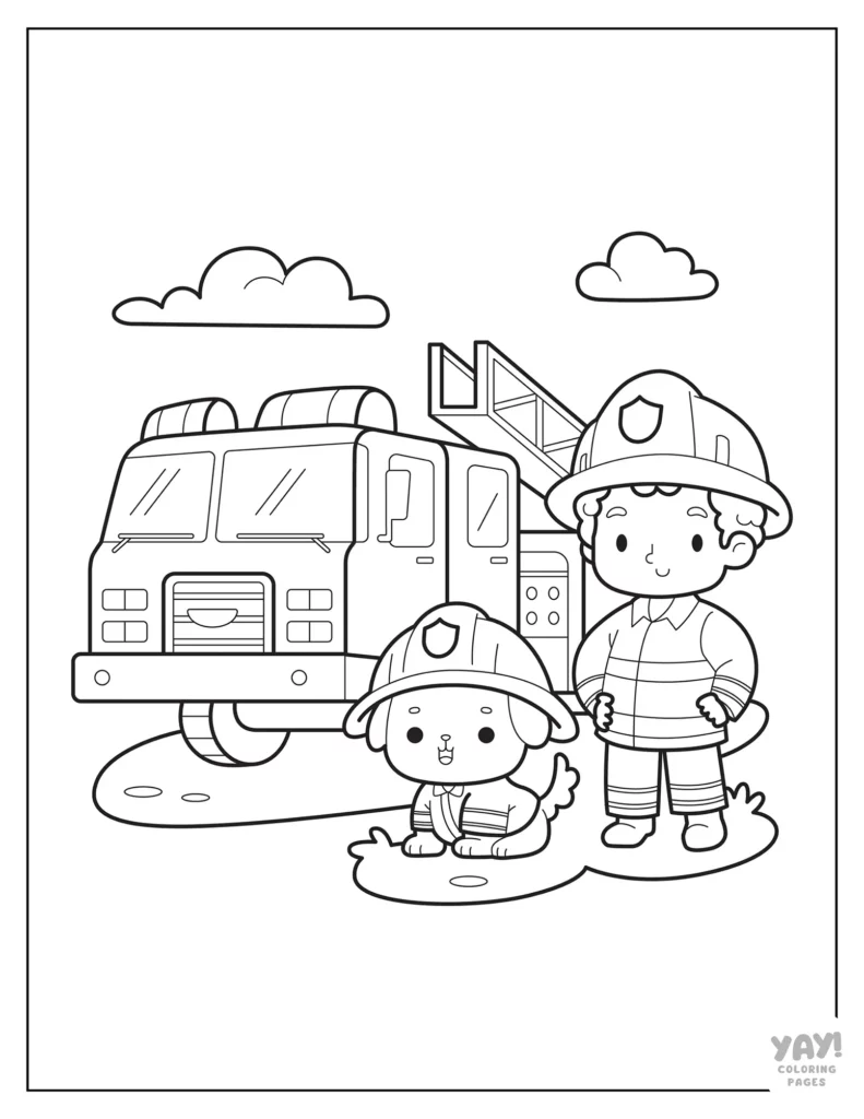 Fire Truck Coloring Pages Free Printable Pdfs Yay Coloring Pages The Best Porn Website