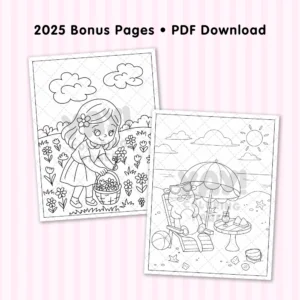 Yay! Coloring Pages digital download