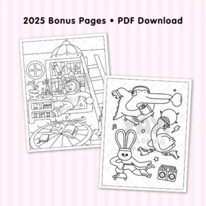 Yay! Coloring Pages digital download