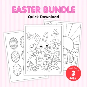 Easter coloring pages digital download from Yay! Coloring Pages