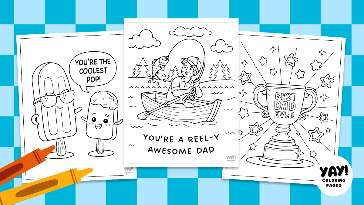 Father's Day coloring pages
