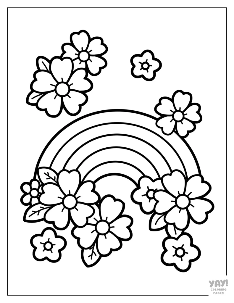 Rainbow Coloring Pages Free Printables Rainbow Coloring Pages Free Printables