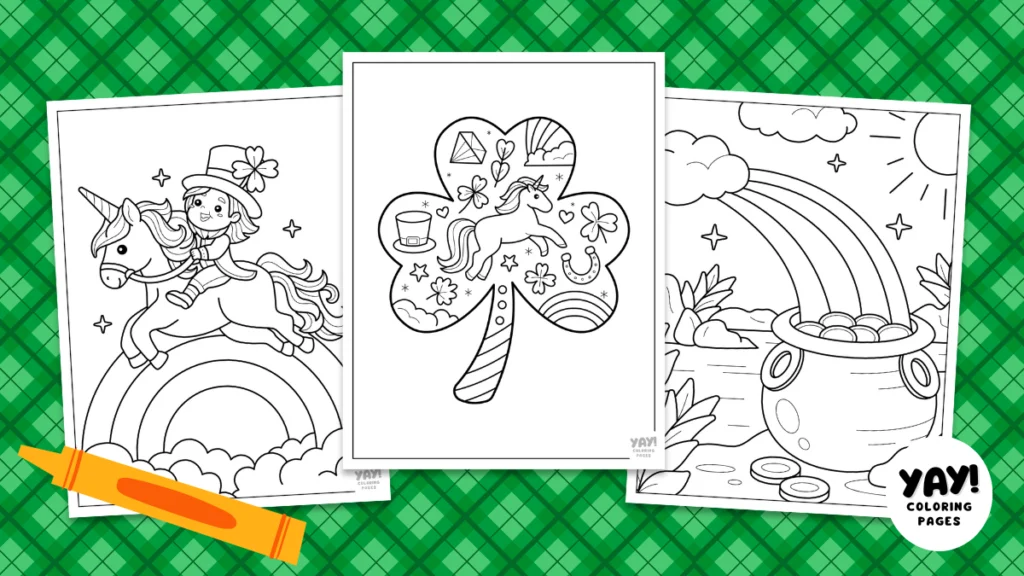 St. Patrick's Day coloring pages from Yay! Coloring Pages