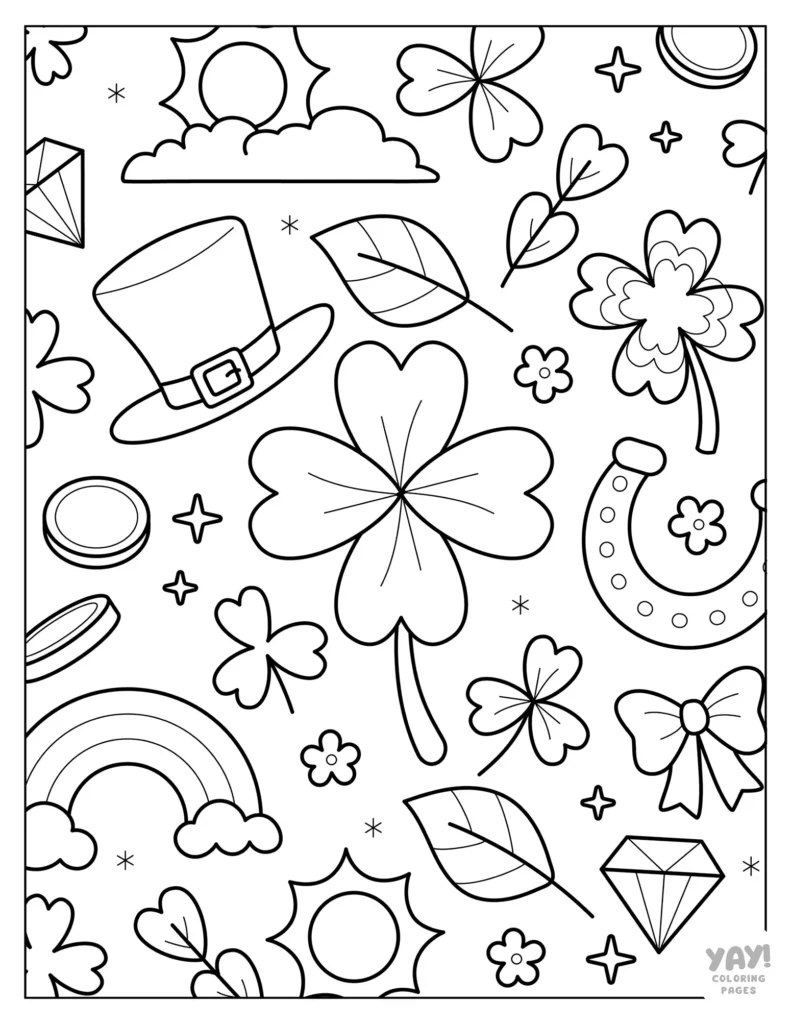 Lucky St. Patrick's Day doodles