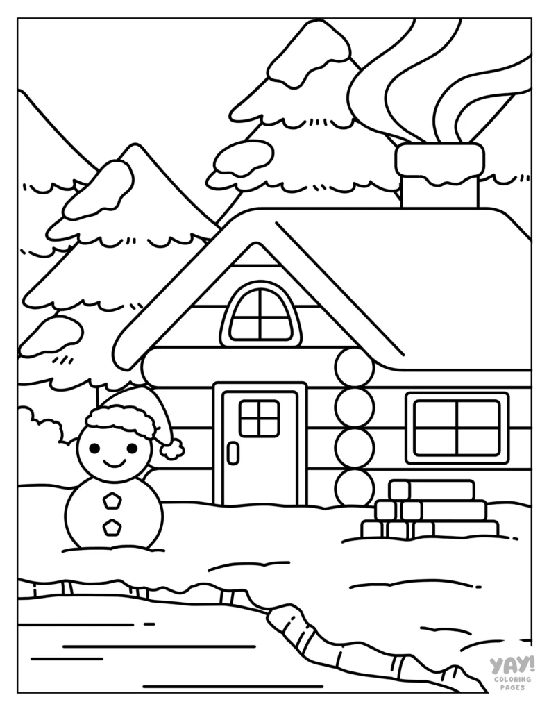 Winter Coloring Pages Free Printables Winter Coloring Pages Free Printables